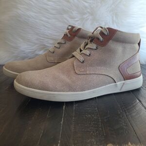 Steve Madden Kenya Mens Casual Shoe Lace Up Tan/Brown Size 9